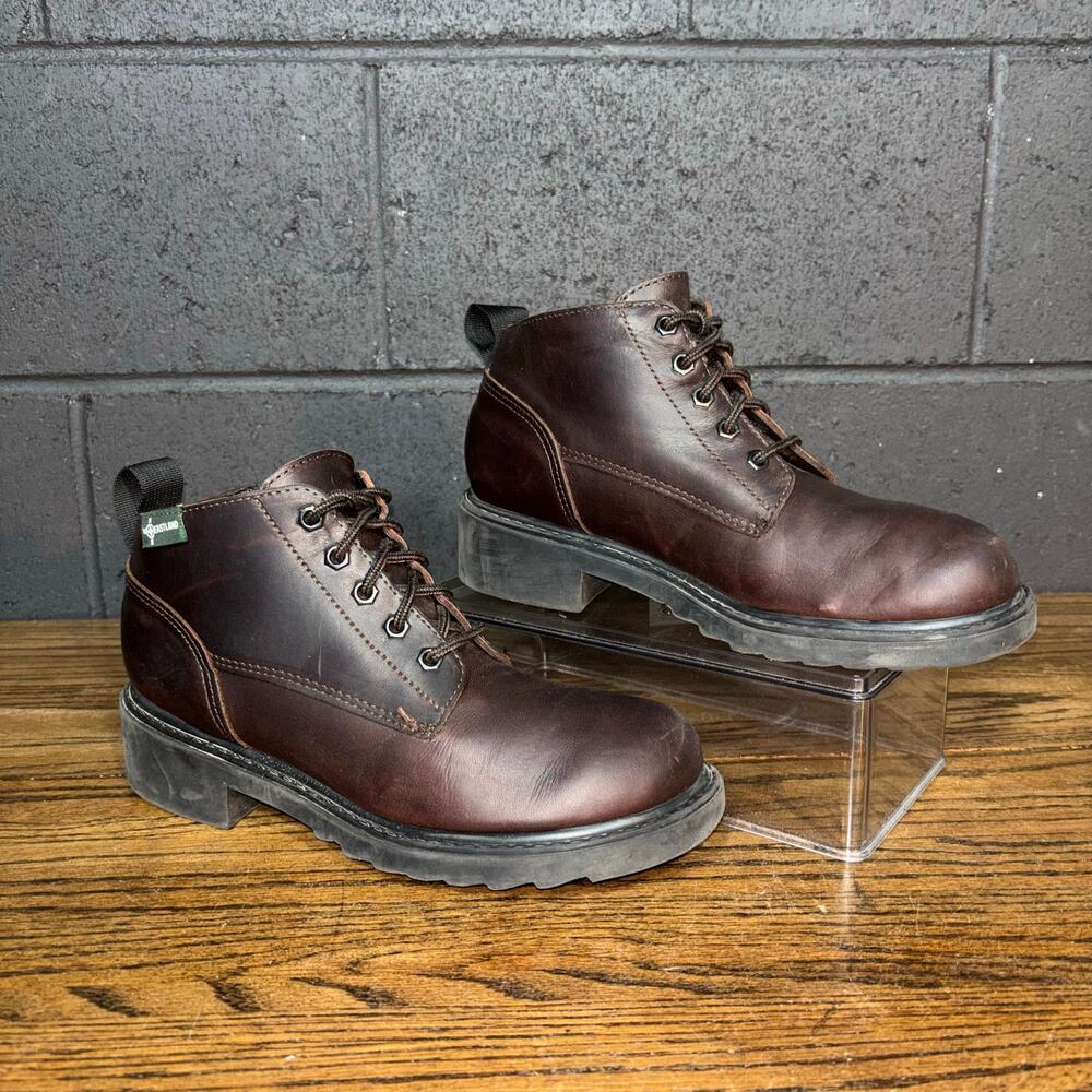 Eastland Brown Leather Chukka Boots Women’s 9.5 Lace Up Lug Sole